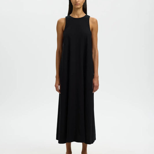 SLFLUISA RELAXED LINEN BLEND DRESS NOOS