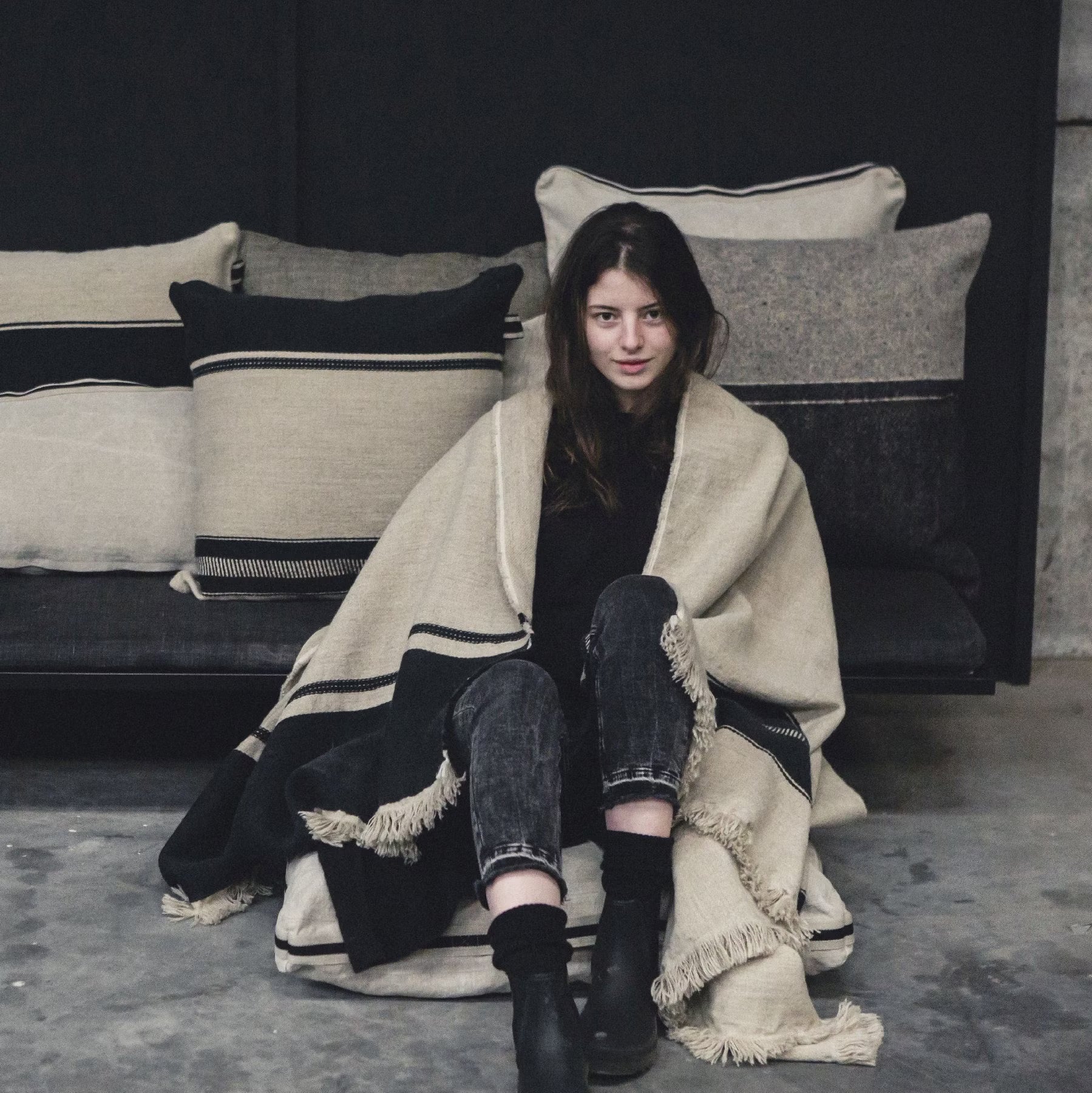 Kussenhoes Marshall Multi Stripe 63x63