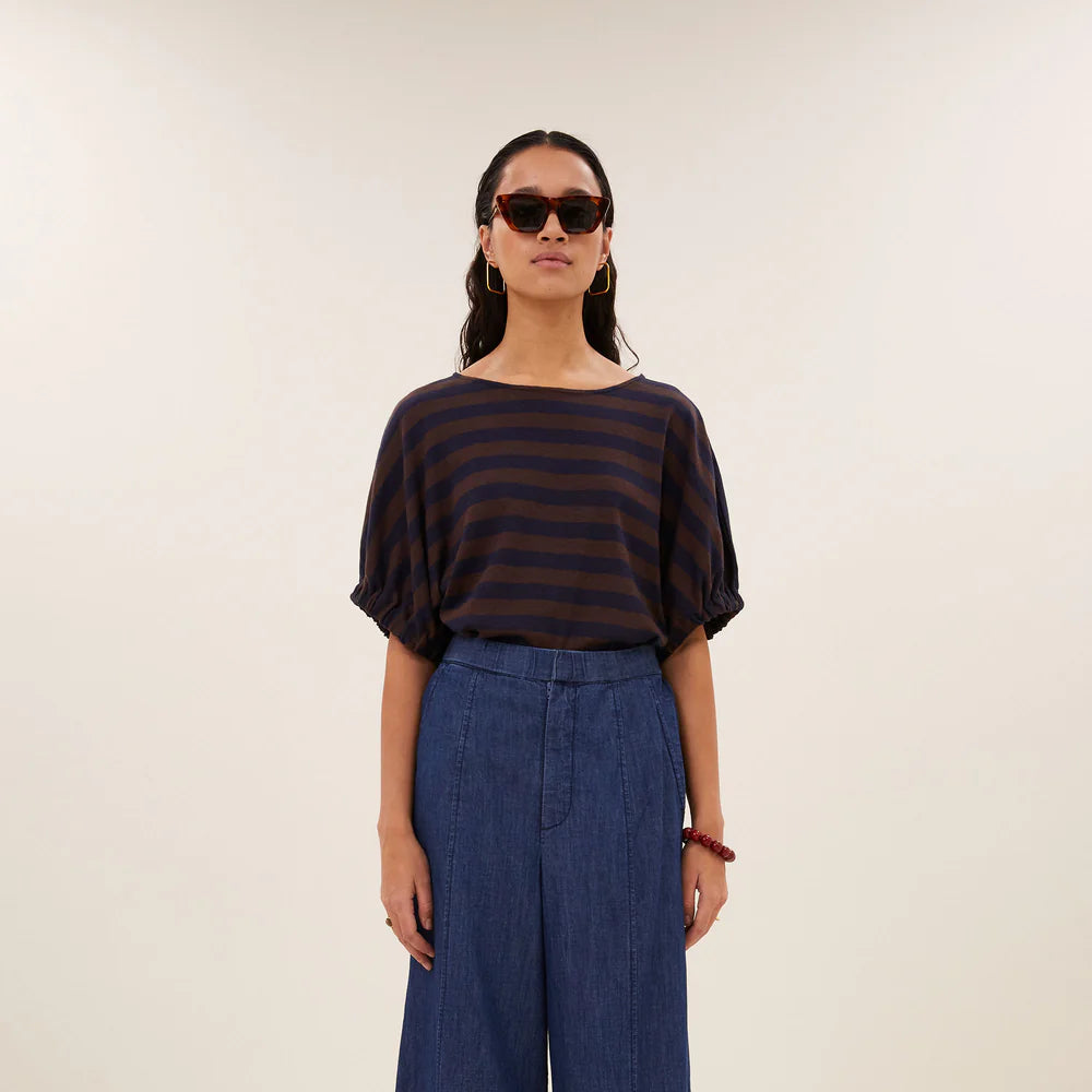 merle big stripe top