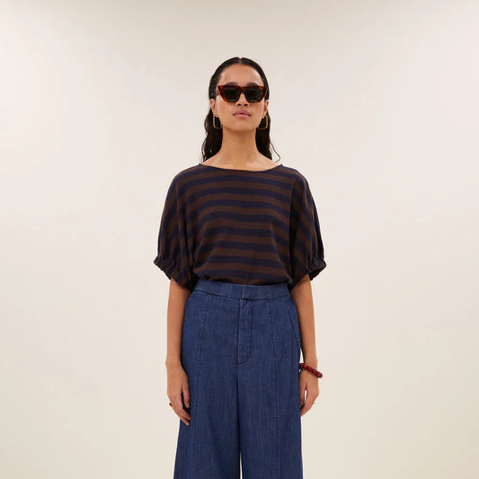merle big stripe top