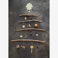 Load image into Gallery viewer, Hand getekende paper mache ball Zwart
