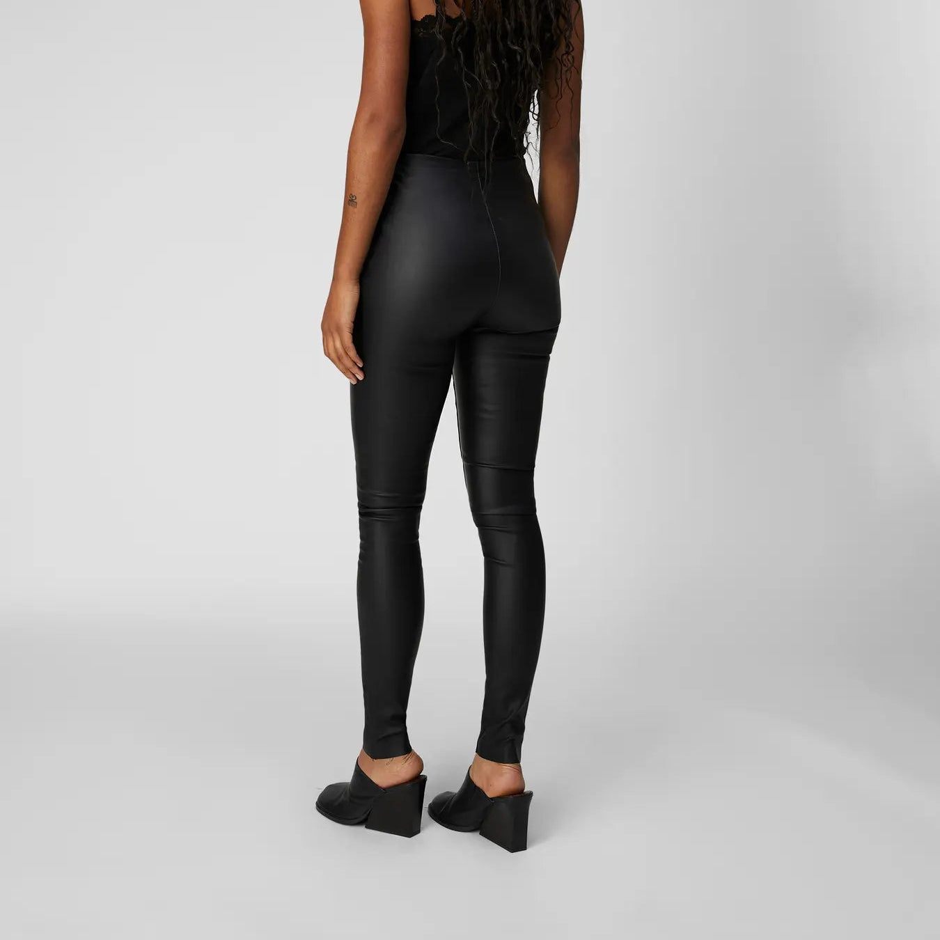 OBJBELLE MW COATED LEGGINGS NOOS