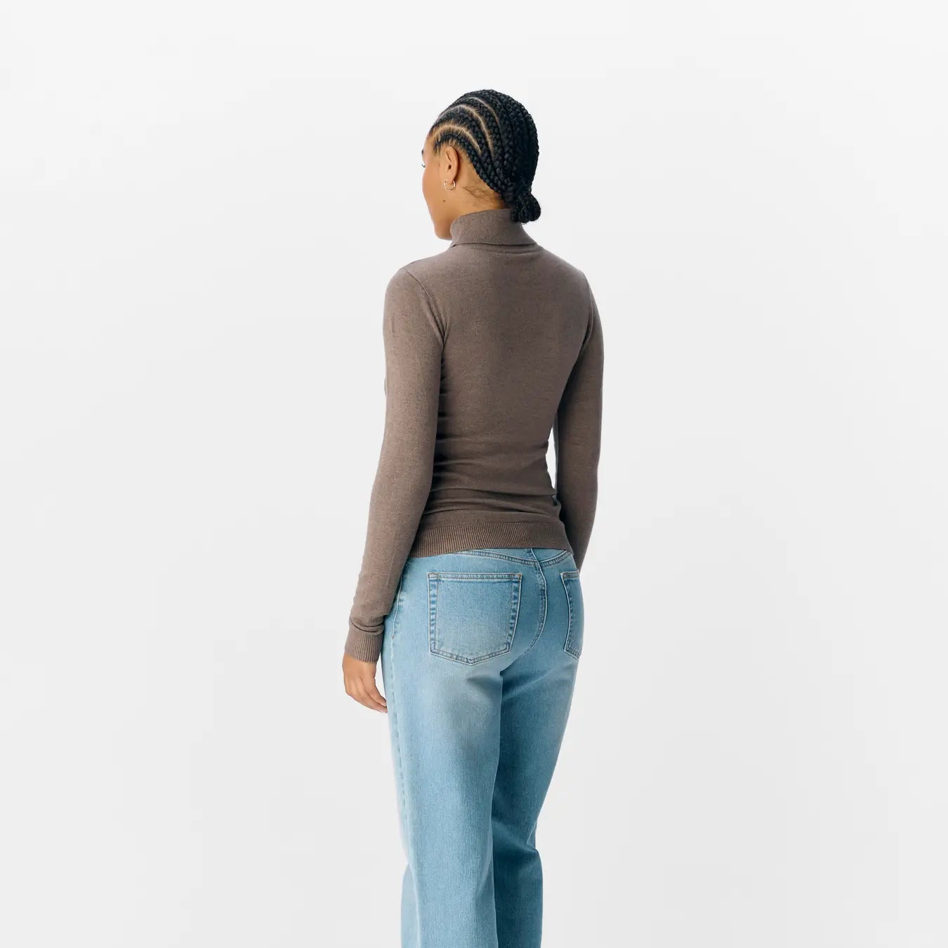 OBJTHESS L/S ROLLNECK KNIT PULLOVER NOOS