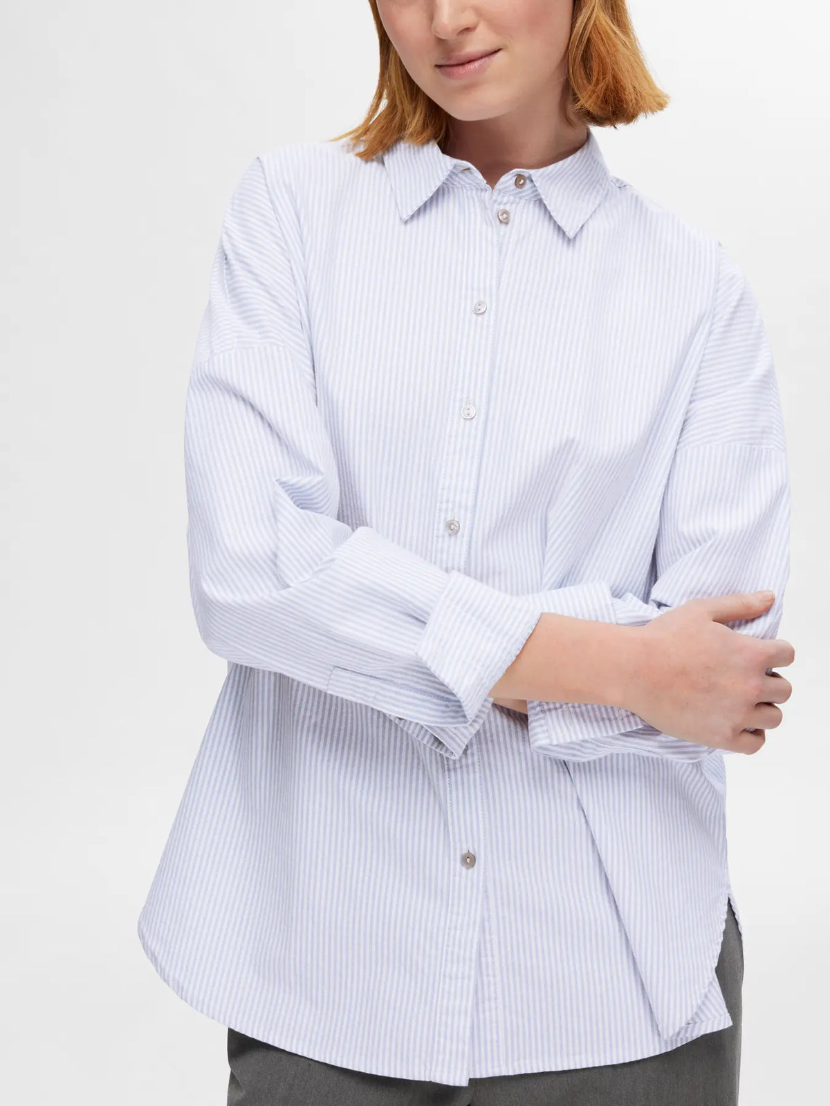 SLFNOVA LS OXFORD SHIRT NOOS