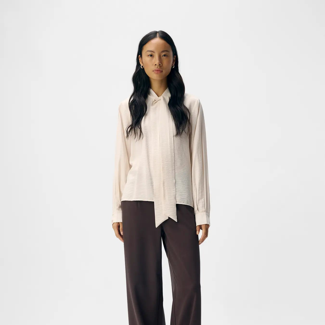 OBJJACIRA L/S RE BOW SHIRT NOOS