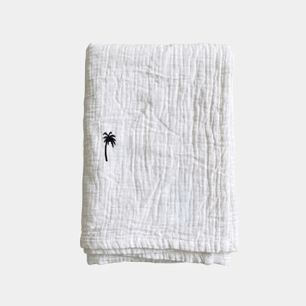 Cozy Cover 2.0 White PALM Zwart