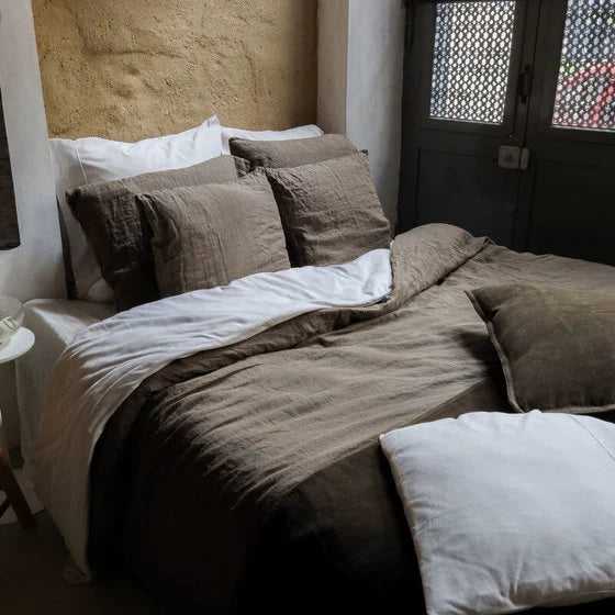 Remy Dekbedovertrek Linnen & Percal OAK