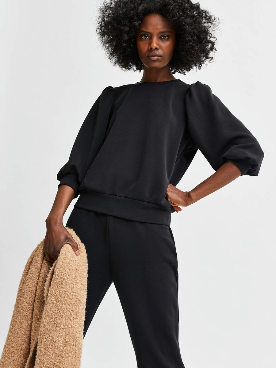 SLFTENNY 3/4 SWEAT TOP NOOS