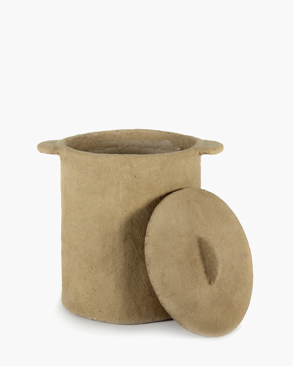 Earth bloempot bruin
