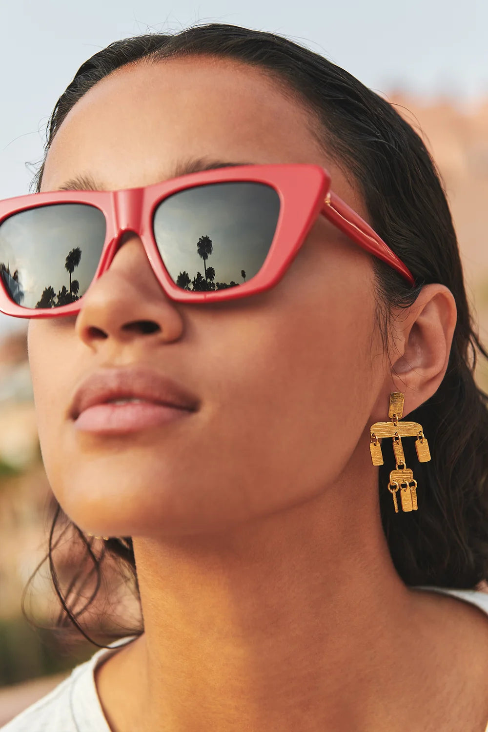 puck double earring