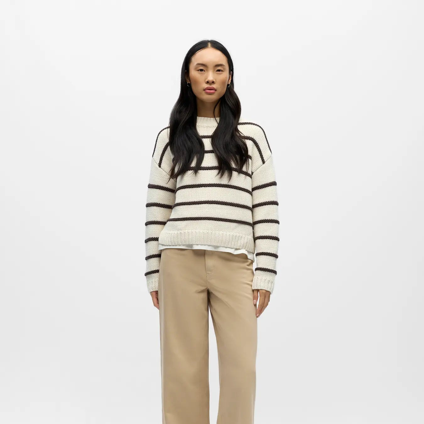 OBJODA L/S LO KNIT PULLOVER 143