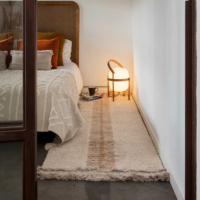 REVERSIBLE WASHABLE RUNNER RUG DUETTO TOFFEE