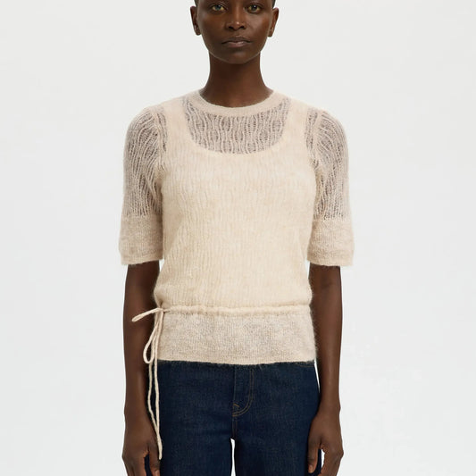 SLFMAYER 2/4 KNIT O-NECK