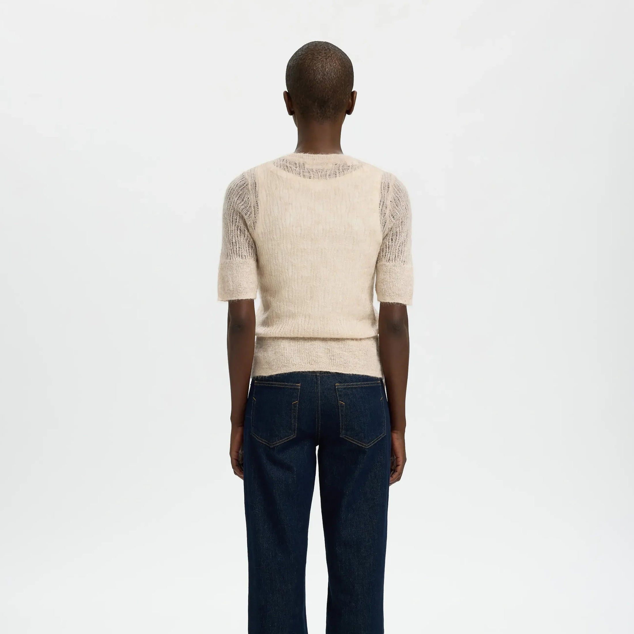 SLFMAYER 2/4 KNIT O-NECK