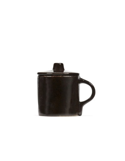 Espressokop met deksel Ebony La Mère