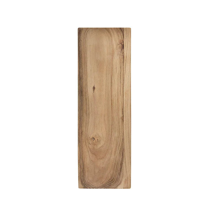 Wooden serving tray rectangular