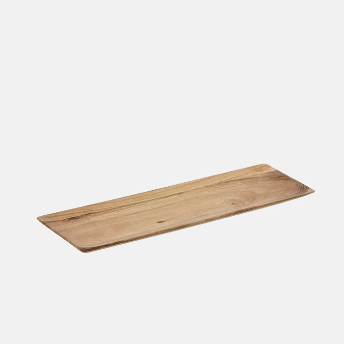 Wooden serving tray rectangular