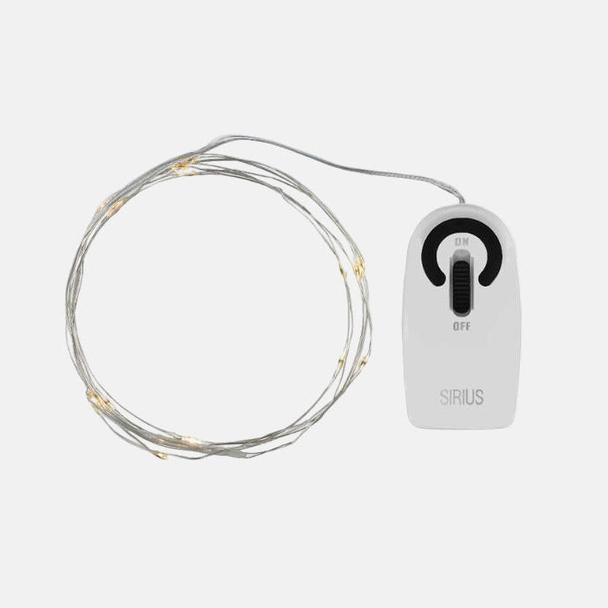 Lichtsnoer Clear/Silver 20leds