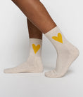 Afbeelding laden in Galerijviewer, socks yellow heart

