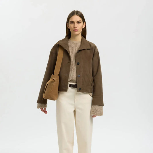 SLFSTELLA MEDIUM SUEDE BAG