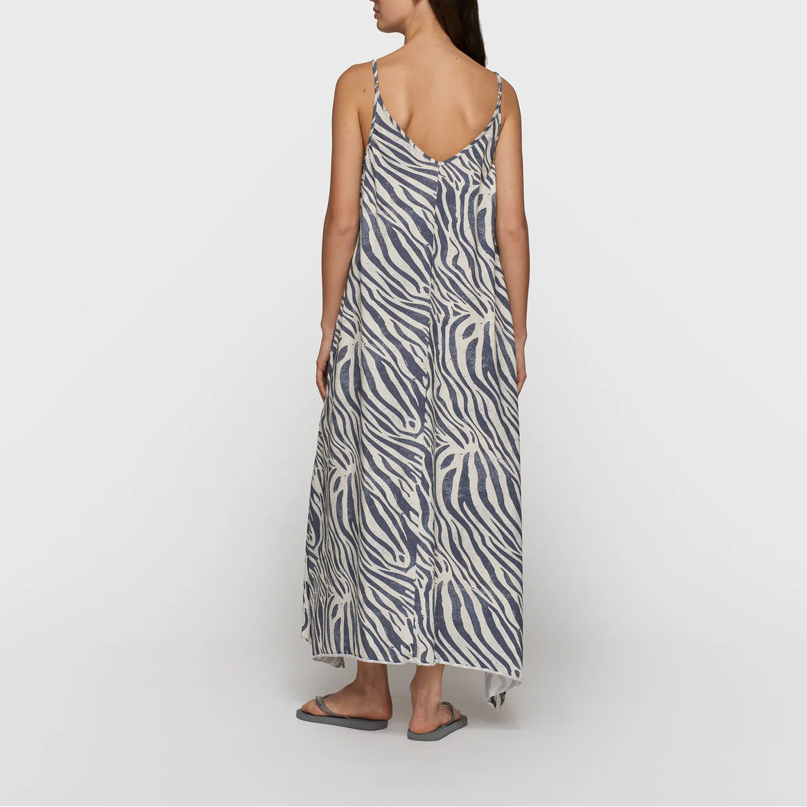 strappy dress zebra