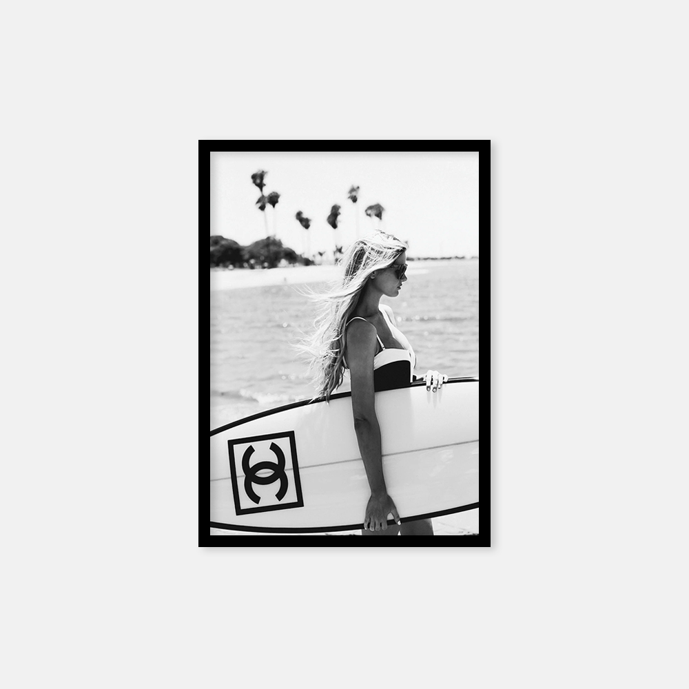 LOFT Coll. Framed Pic. | Chanel Surfboard