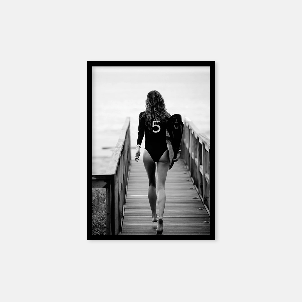 LOFT Coll. Framed Pic. | Surfboard Back