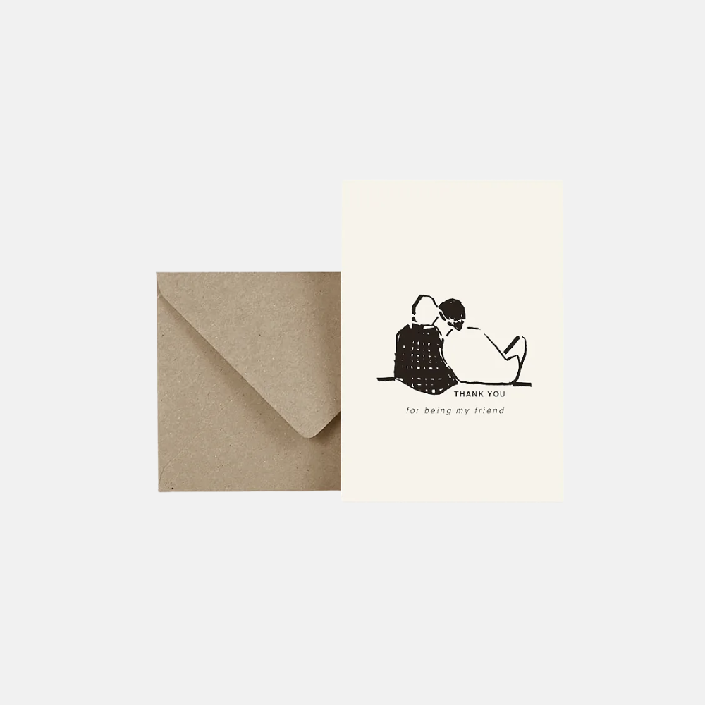 Thank you for being my friend - Postcard