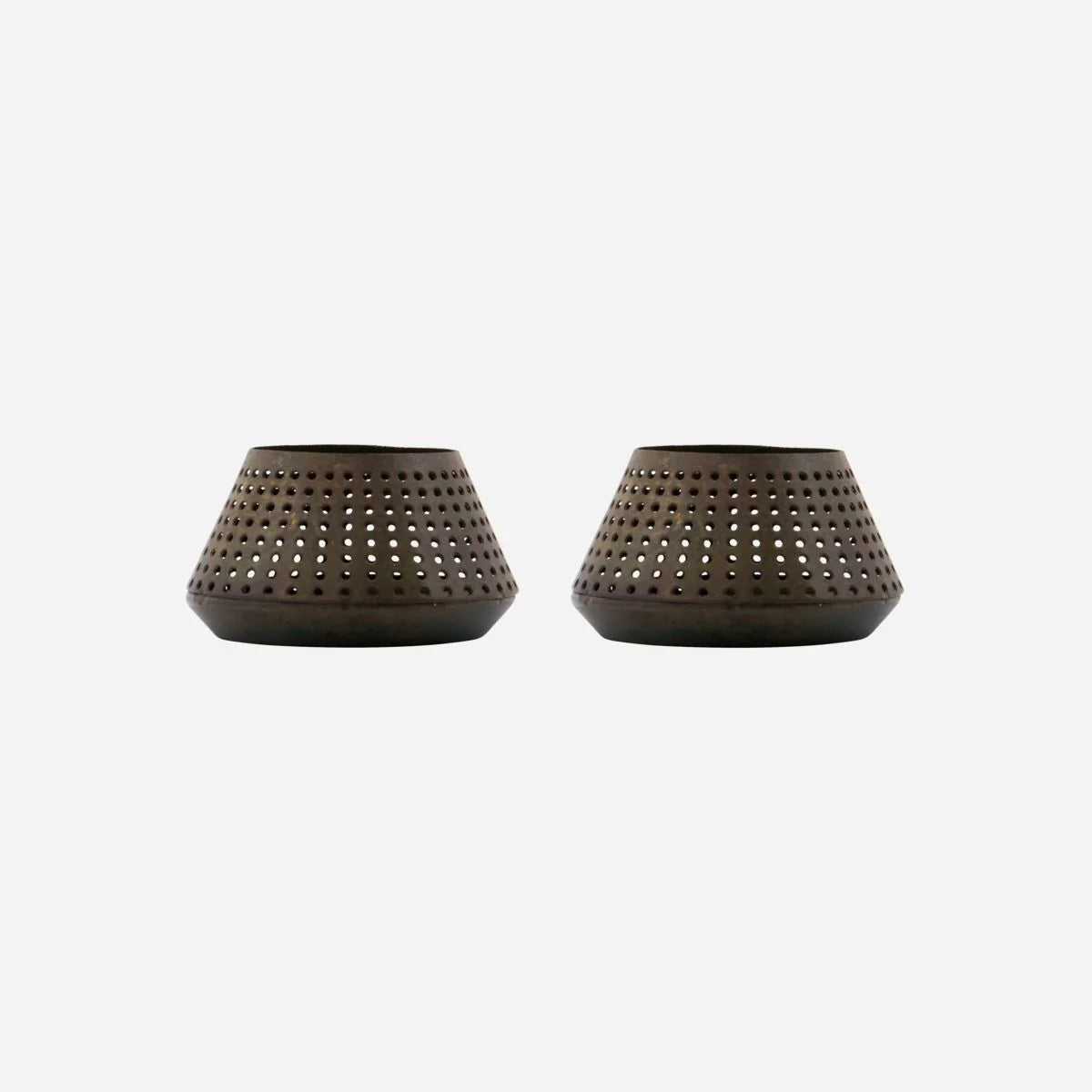 Tealight holder, HDMinis, Antique brown