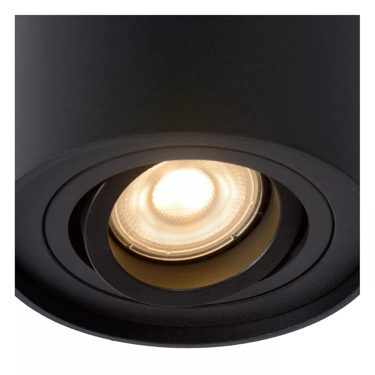 Tube plafond spot zwart