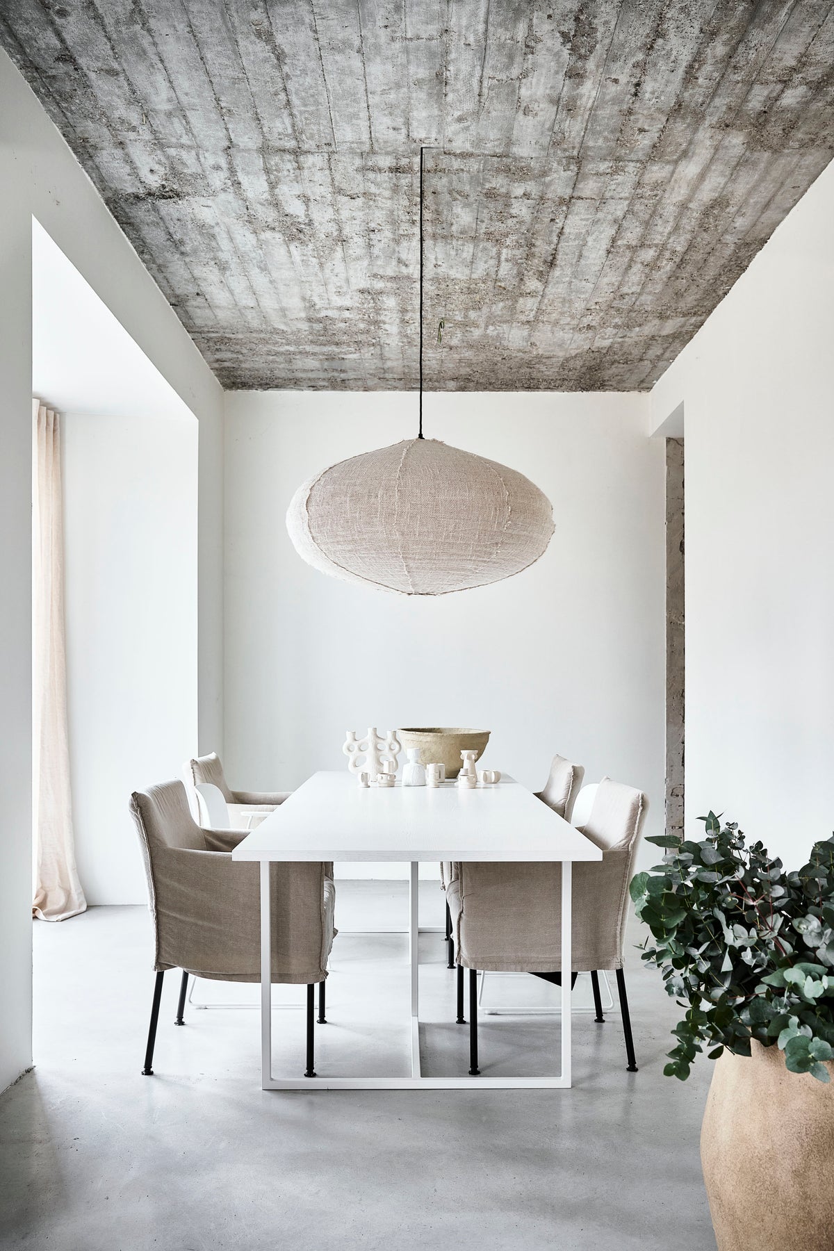 Hanglamp UFO Beige