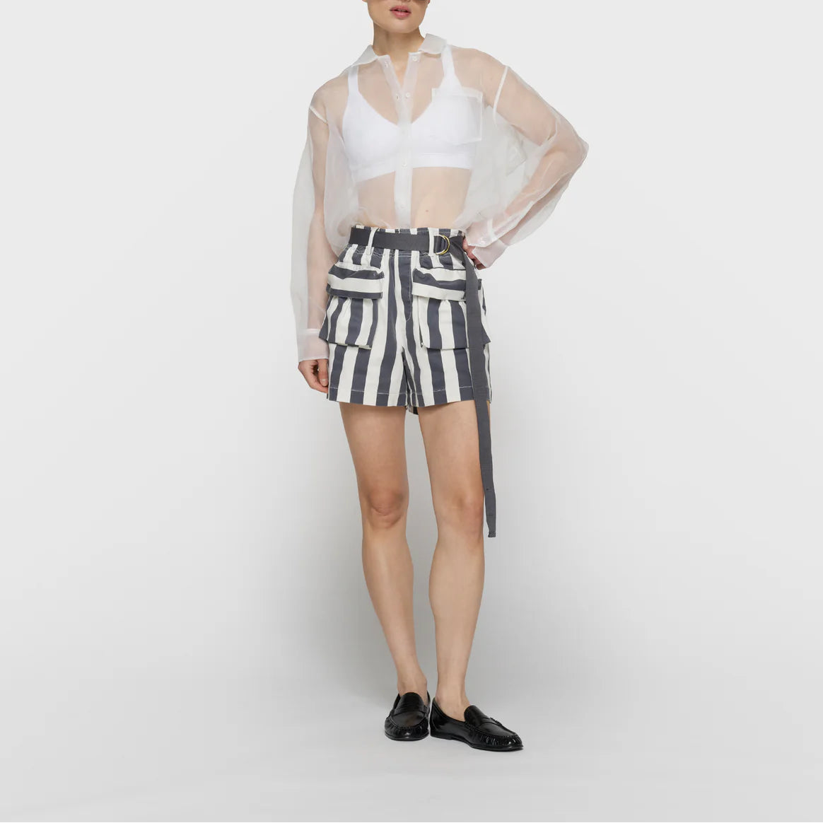 utitlity shorts stripes