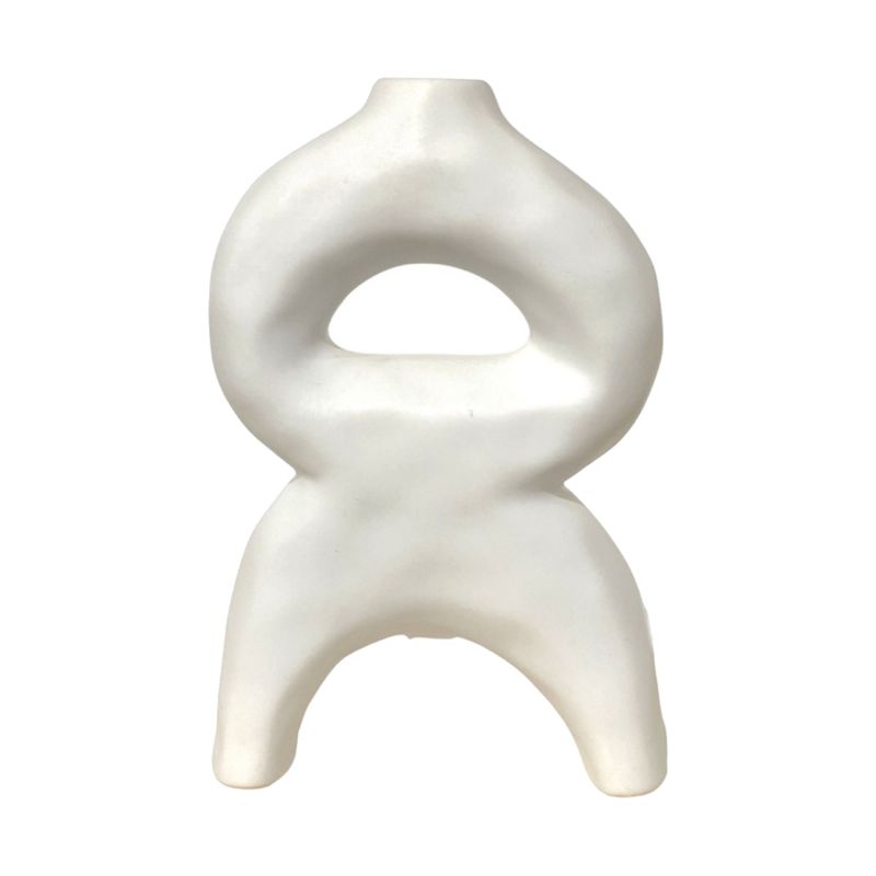 Vase Nomade White Ceramic