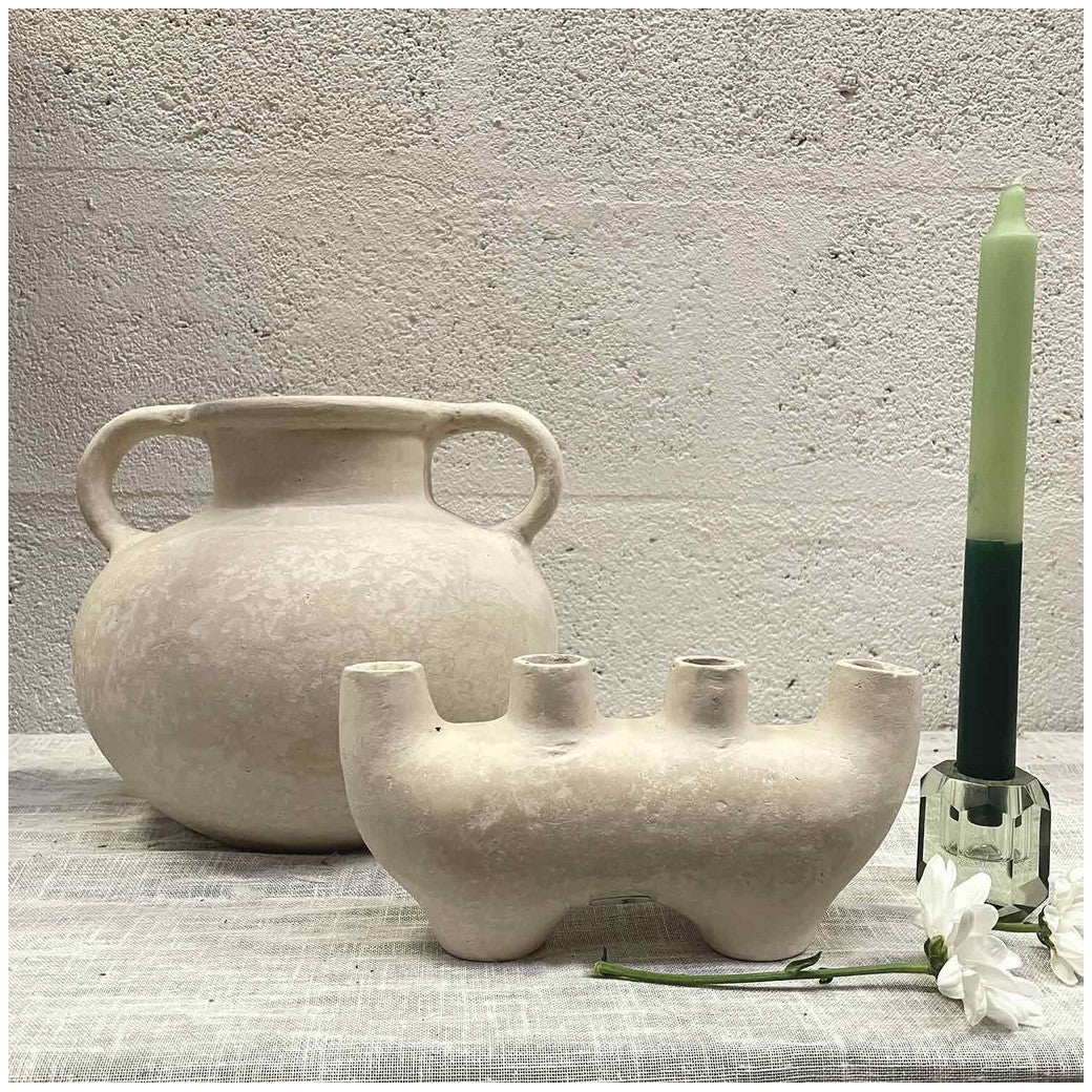 Vase Papier Maché Four