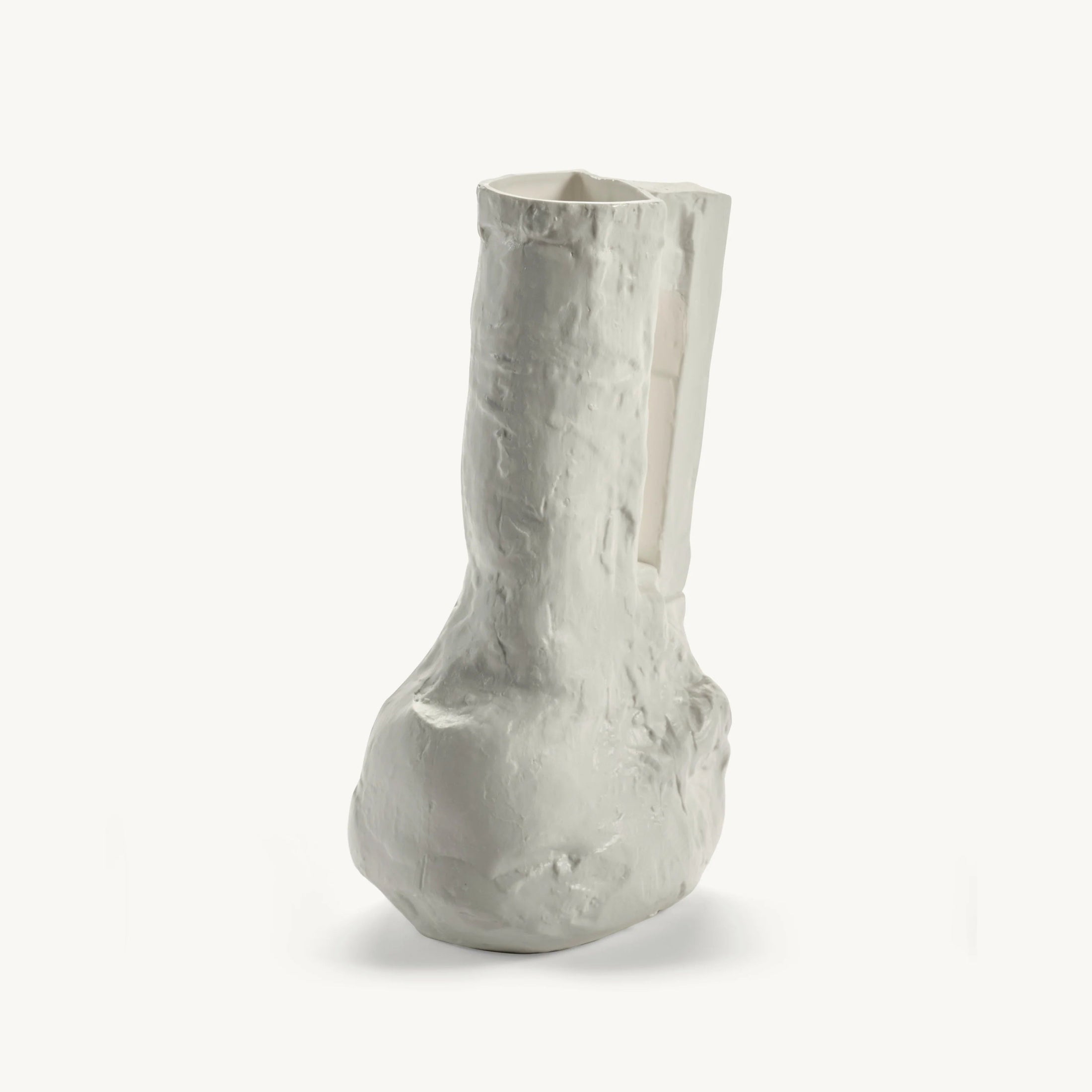 Vase I off-white artifacts - by white dirt