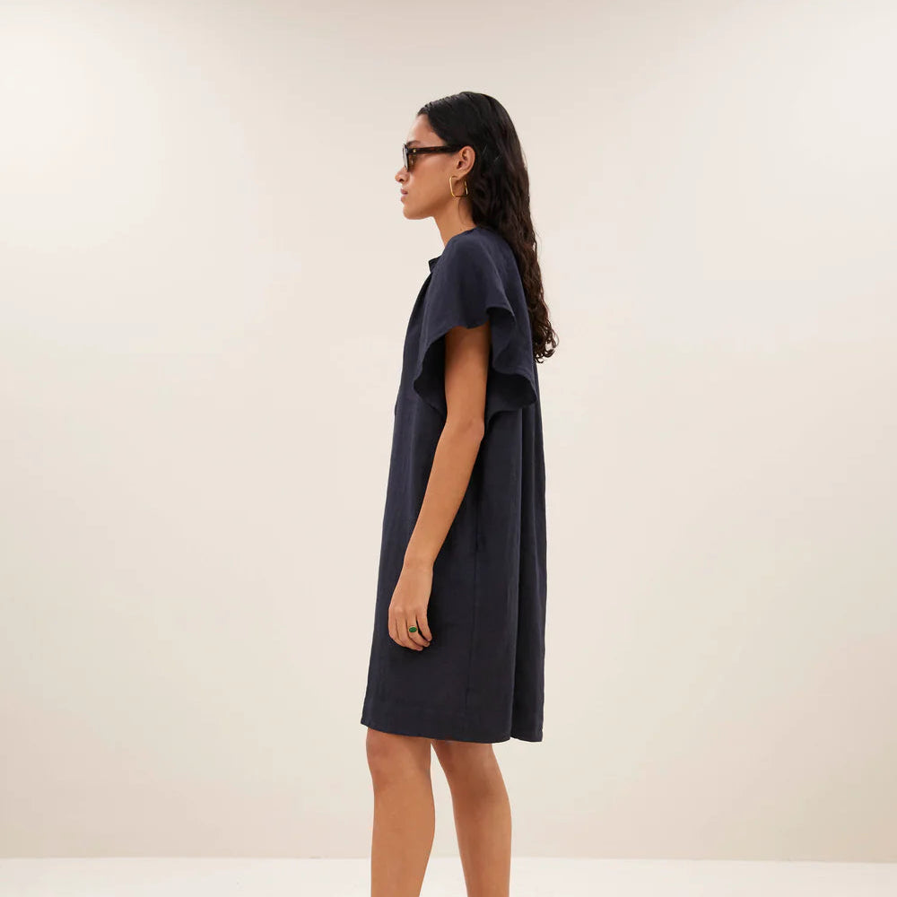 vina linen dress