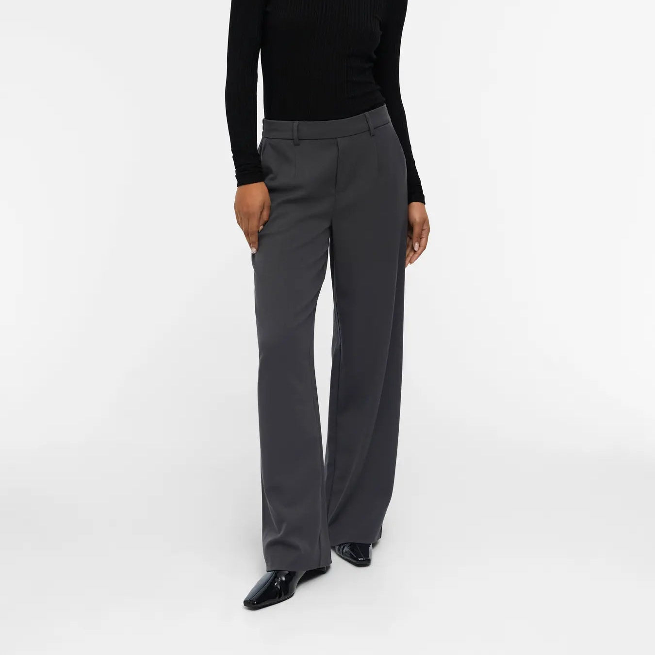 Object OBJLISA WIDE PANT NOOS - Pantaloni - melon/arancione Object OBJLISA WIDE PANT NOOS - Pantaloni - melon/arancione