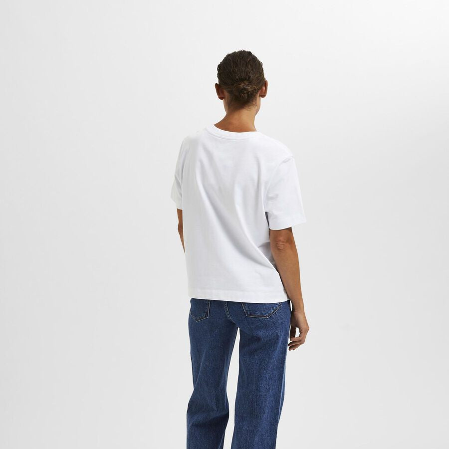 SLFESSENTIAL SS BOXY TEE NOOS