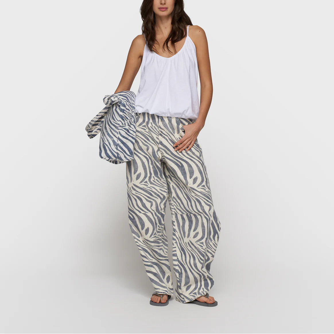 western pants zebra