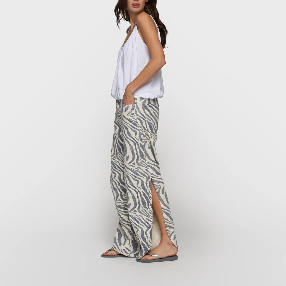 western pants zebra