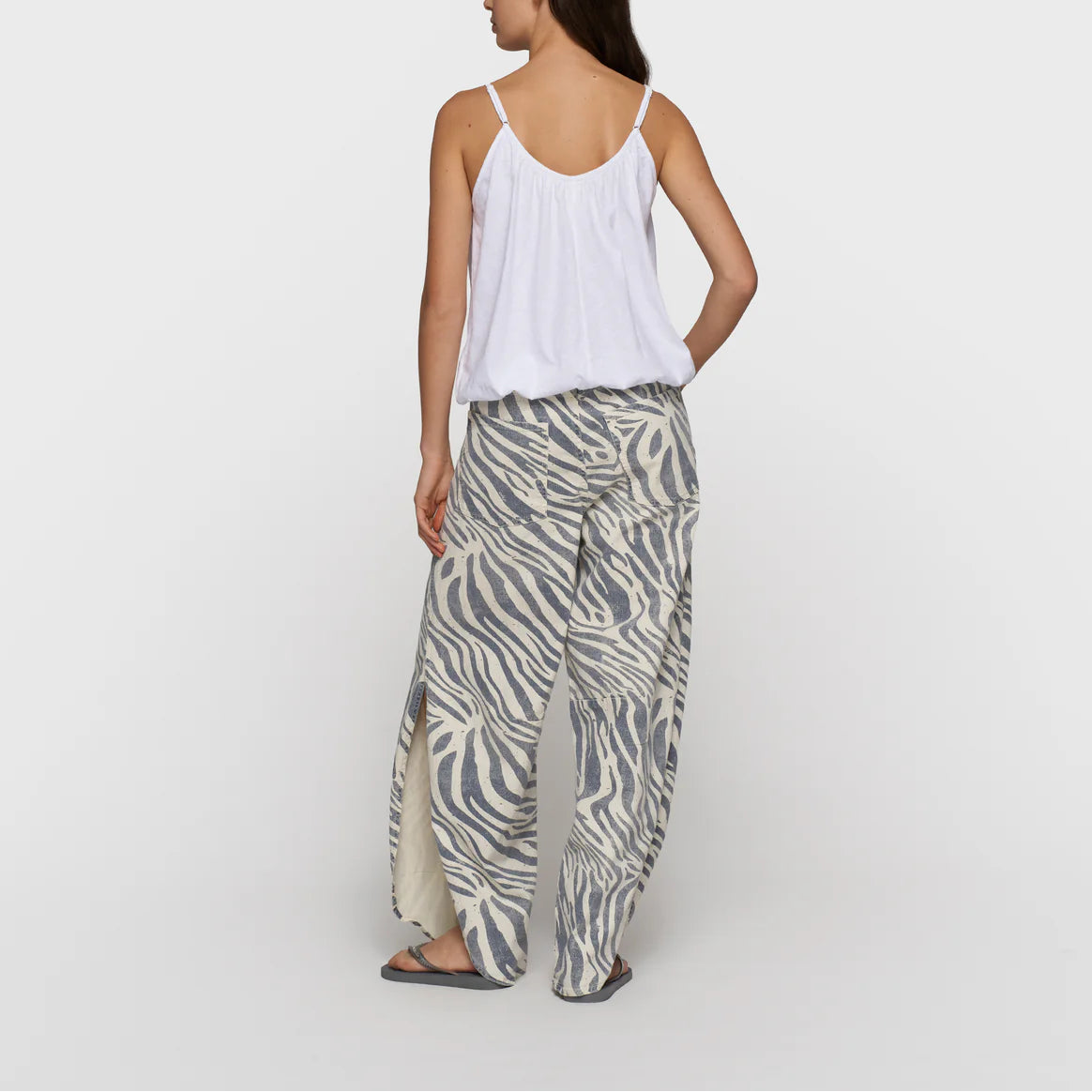 western pants zebra