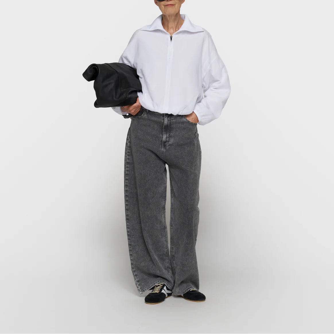 wide pants jog denim