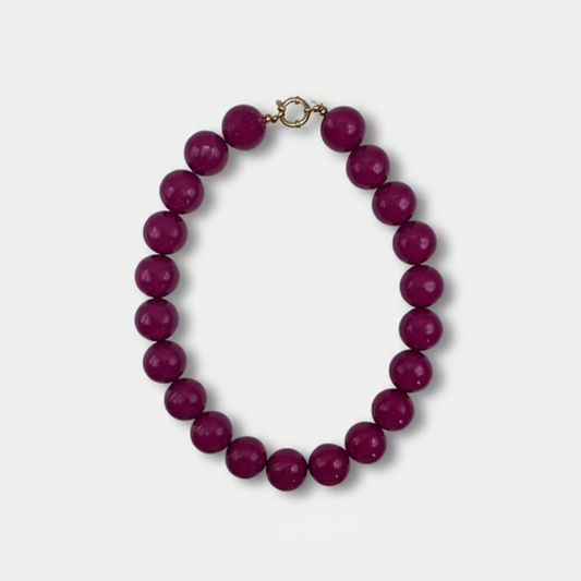 Bonnie Studios Wilma Necklace Aubergine