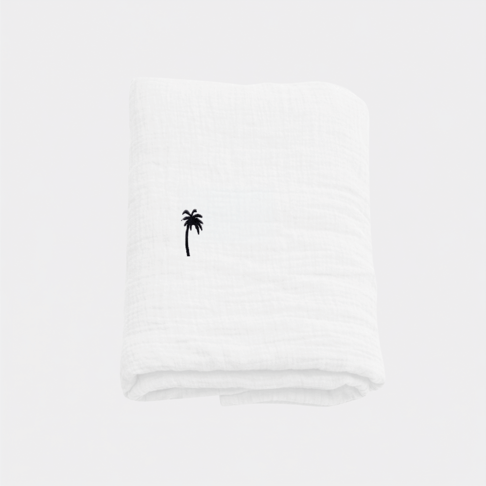 Cozy Cover 2.0 White PALM Zwart