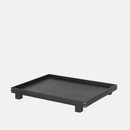FERM LIVING BON WOODEN TRAY | Zwart
