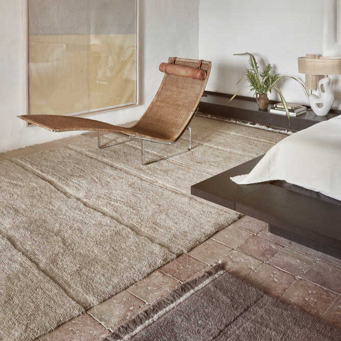 WOOLABLE RUG STEPPE - SHEEP BEIGE