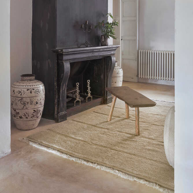 WOOLABLE RUG STEPPE - SHEEP BEIGE