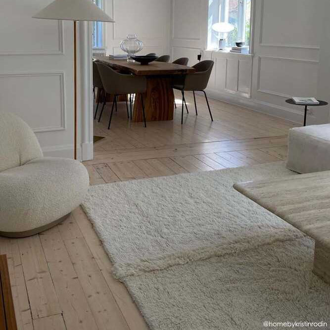 WOOLABLE RUG TUNDRA - SHEEP WHITE