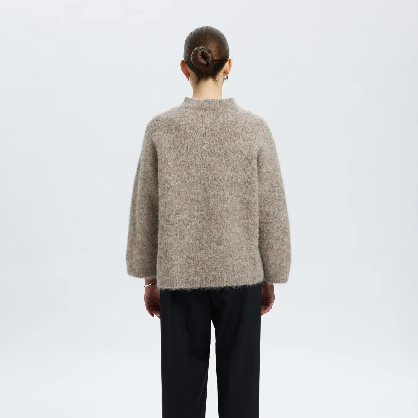 SLFGABRIELLA LS KNIT NEW O-NECK NOOS