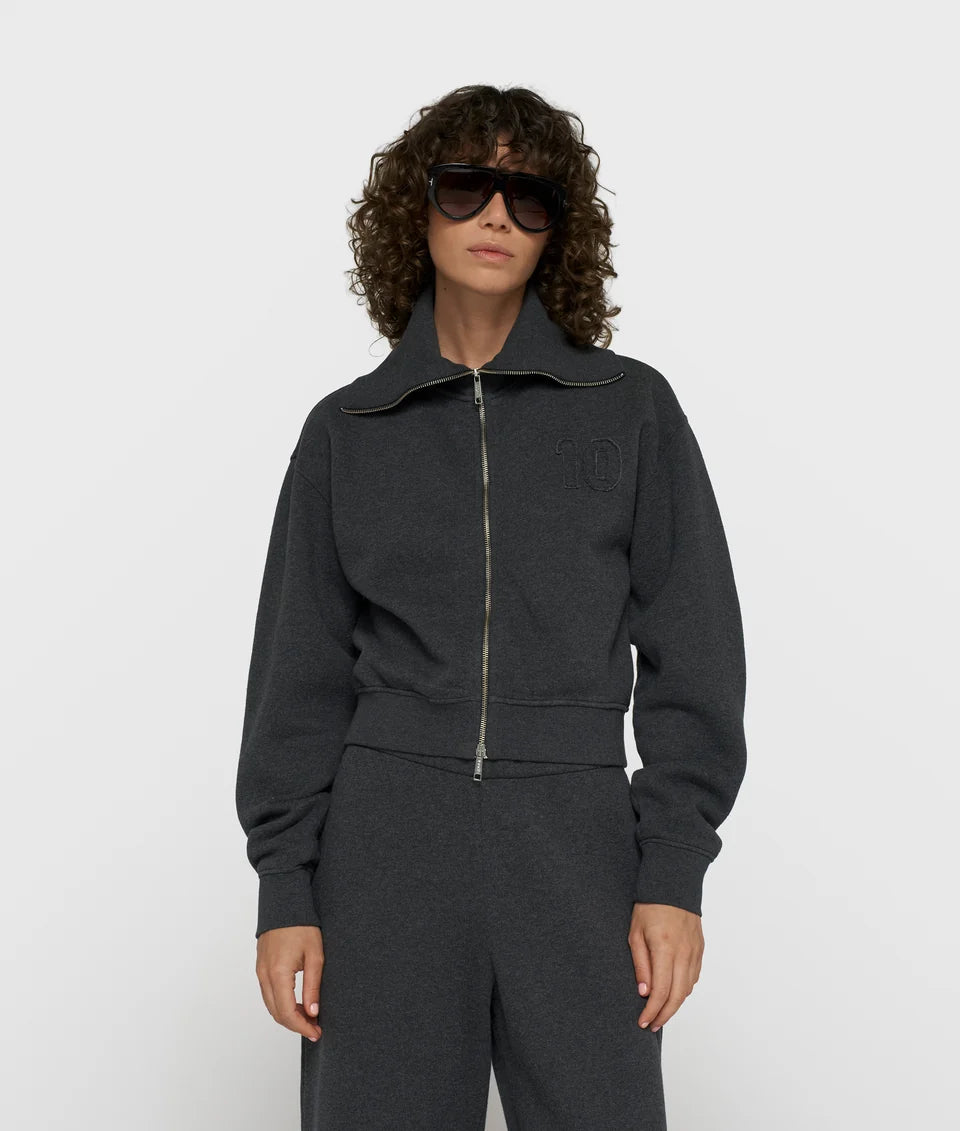 zip cardigan fleece
